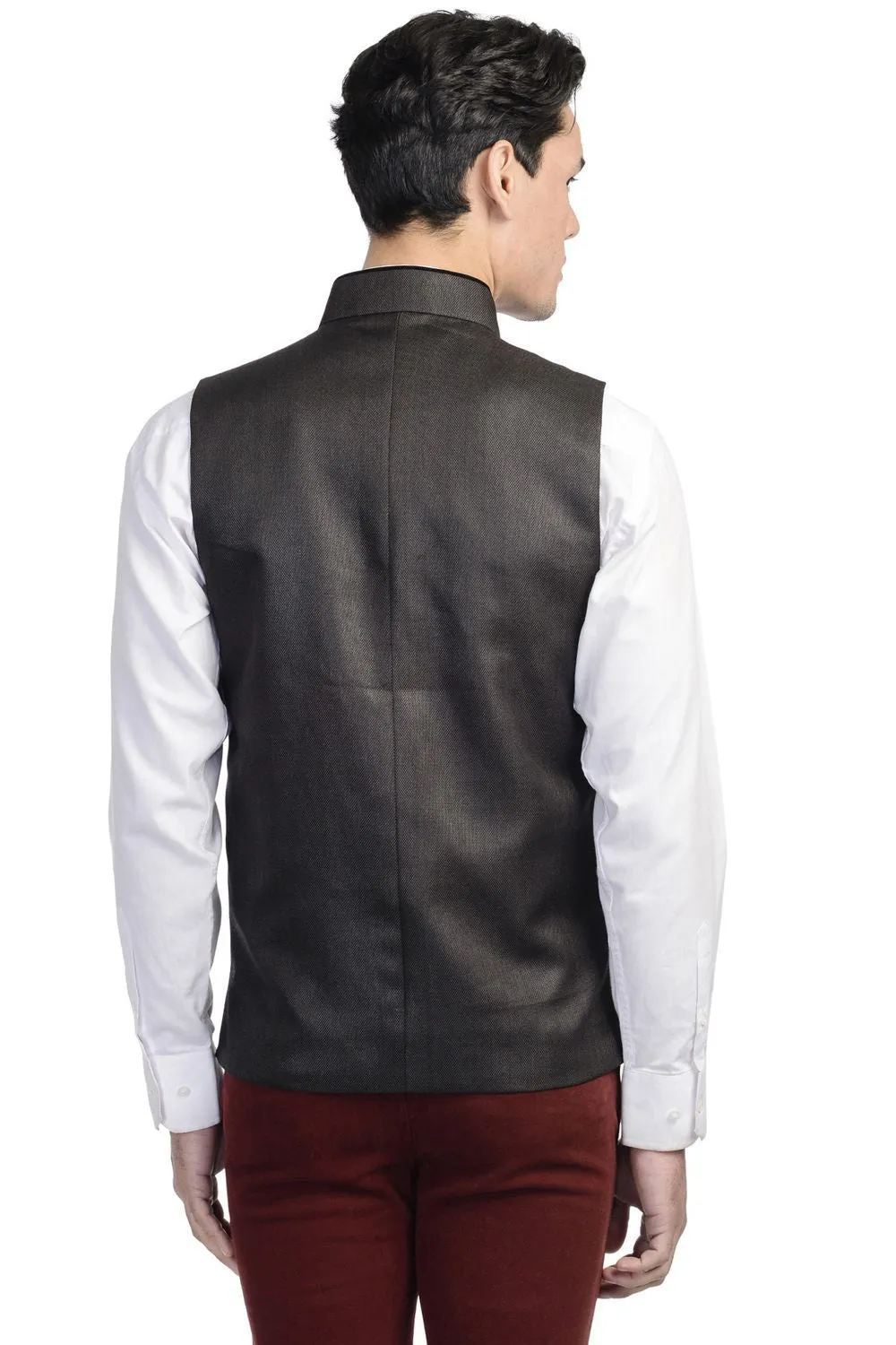 Rayon Black Modi Nehru Jacket