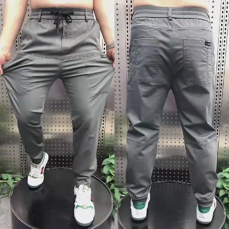 Rayon Multi-Pocket Skinny Cargo Pants
