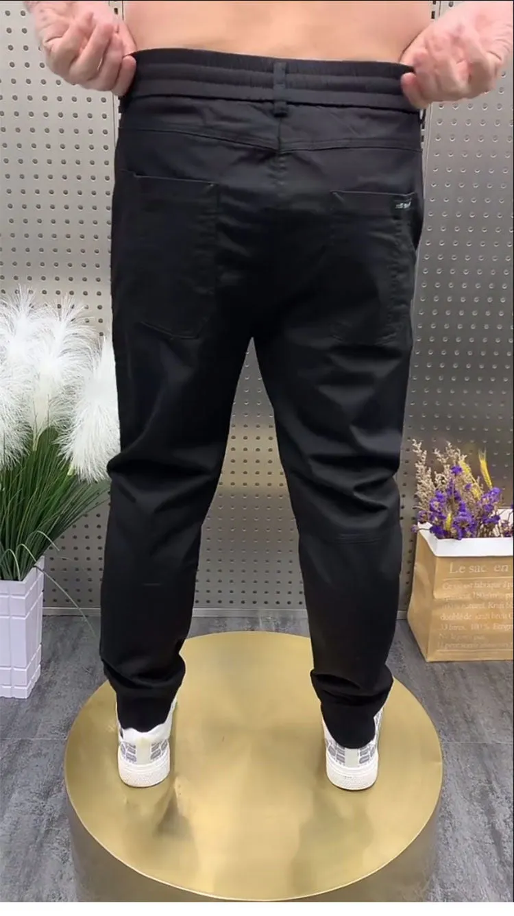 Rayon Multi-Pocket Skinny Cargo Pants
