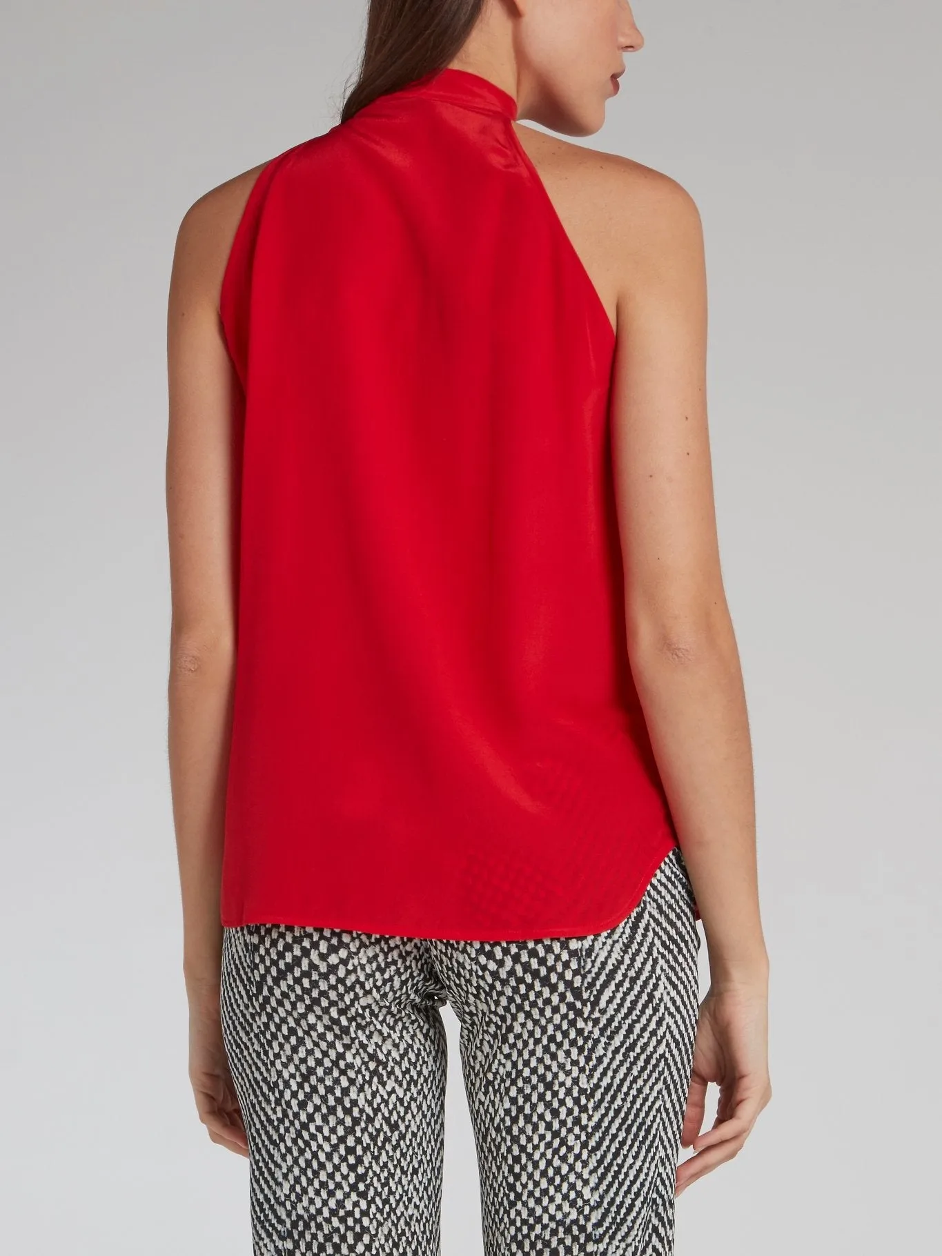 Red Bow Tie Halter Top