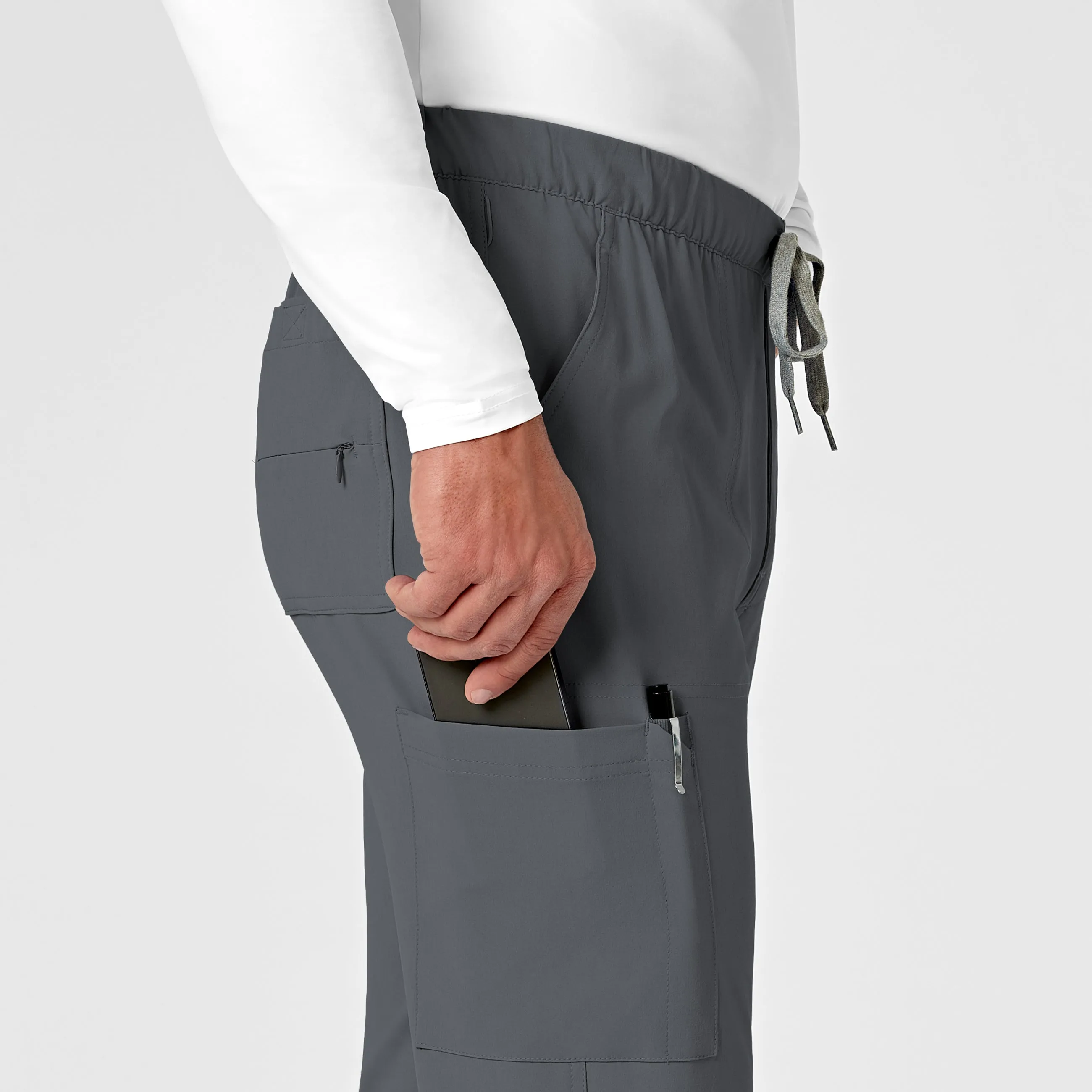 RENEW 5034 Men's Jogger Scrub Pants Pewter