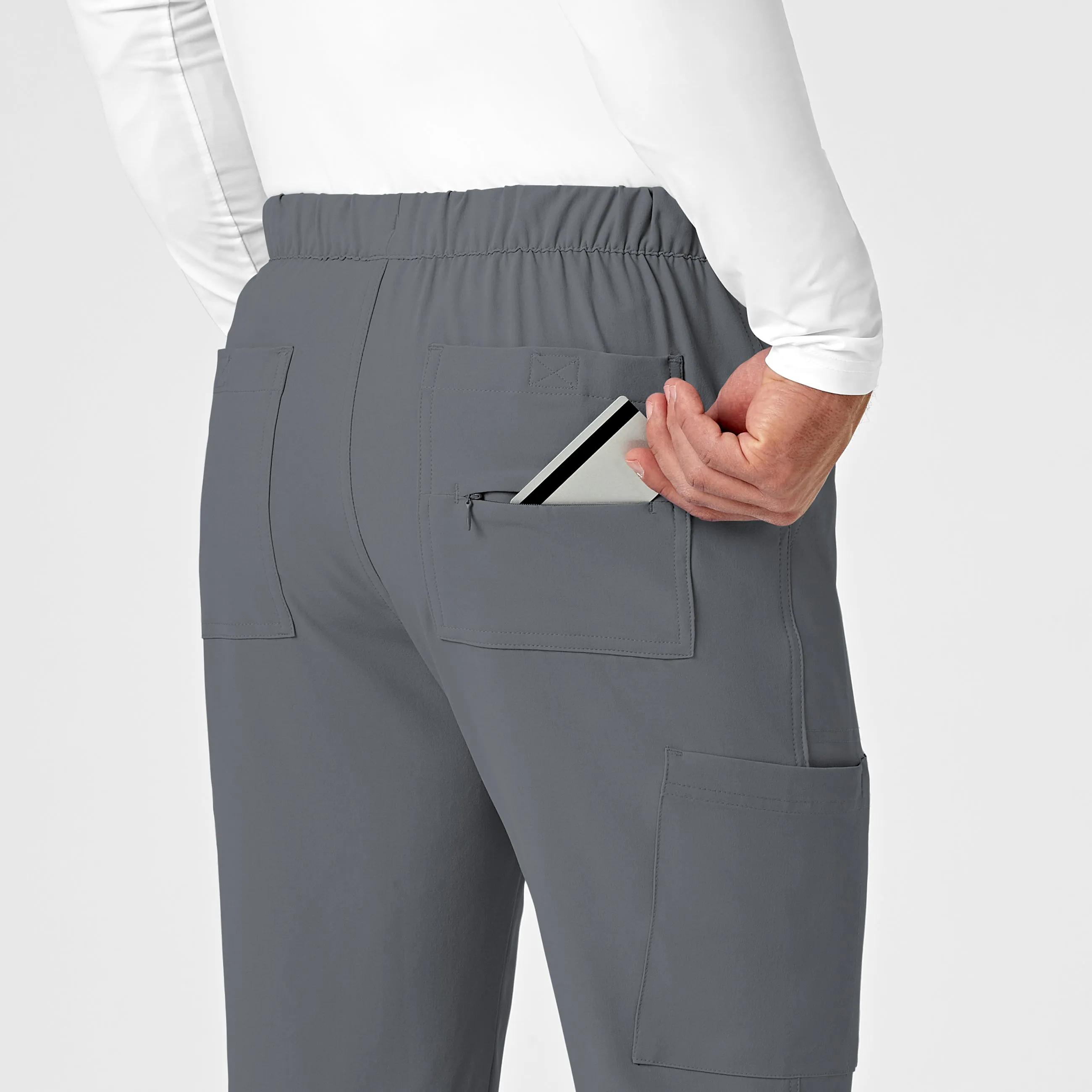 RENEW 5034 Men's Jogger Scrub Pants Pewter