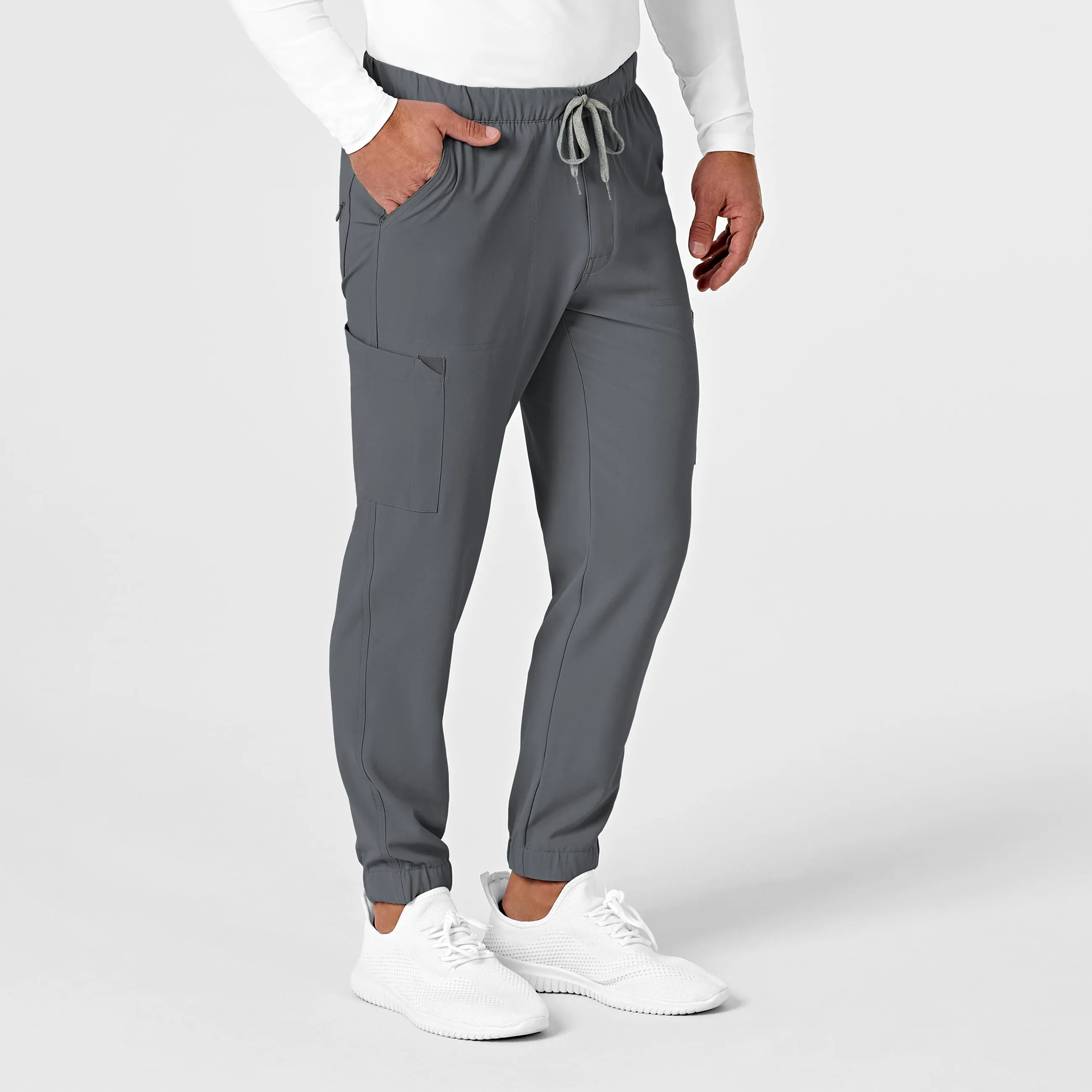 RENEW 5034 Men's Jogger Scrub Pants Pewter