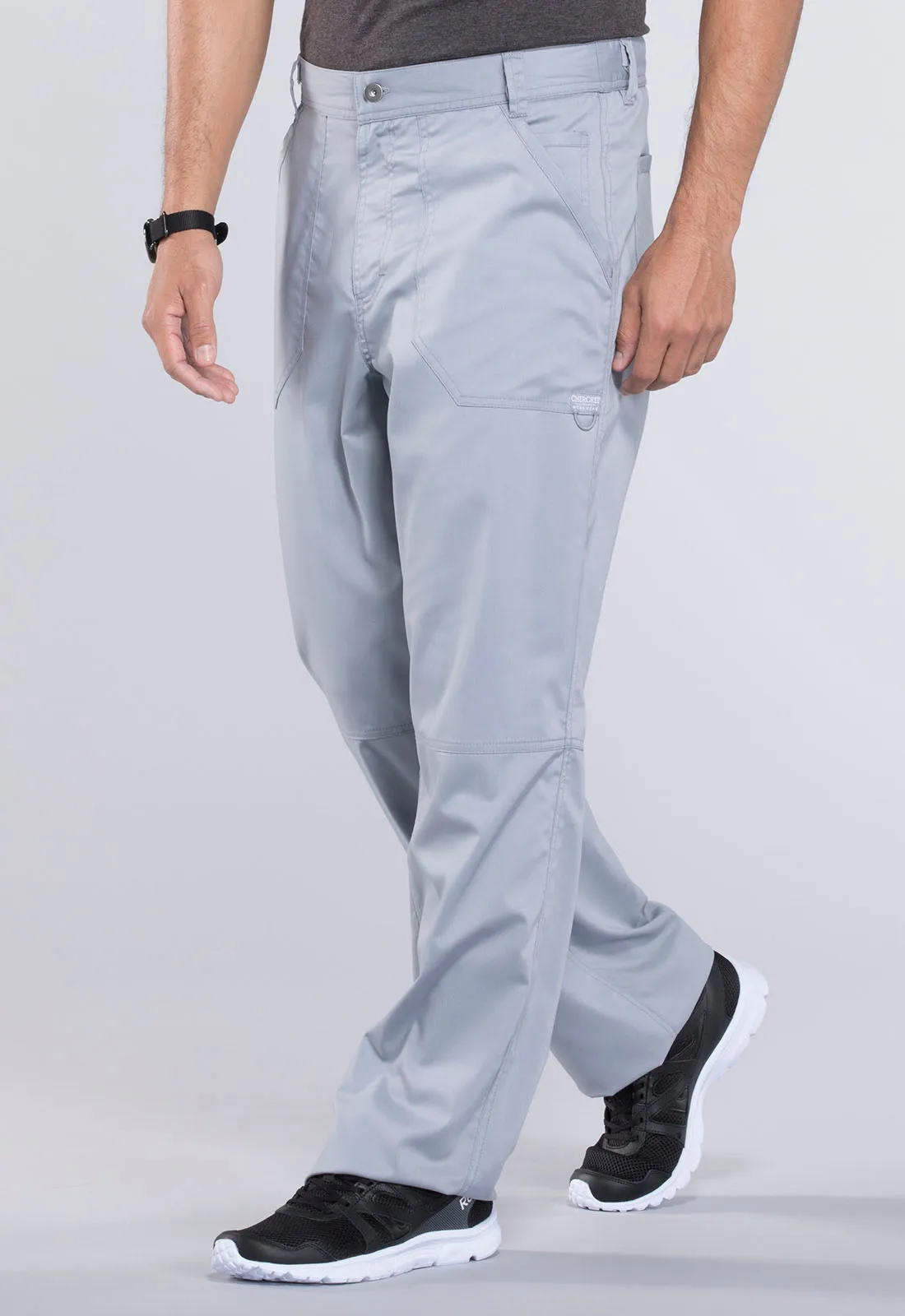 Revolution WW140 Men's Fly Front Pants Grey