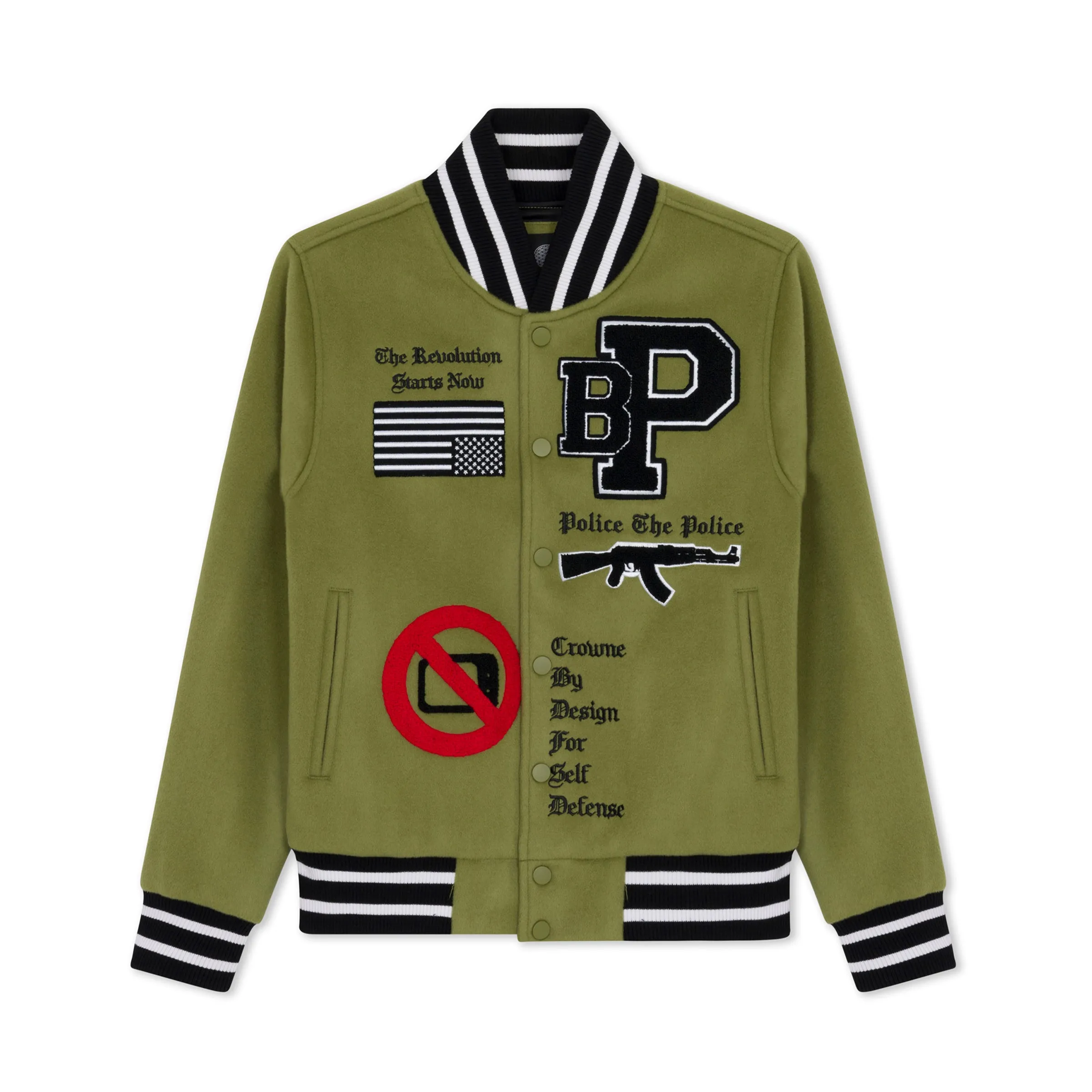 Revolutionary Varsity Jacket (Green)