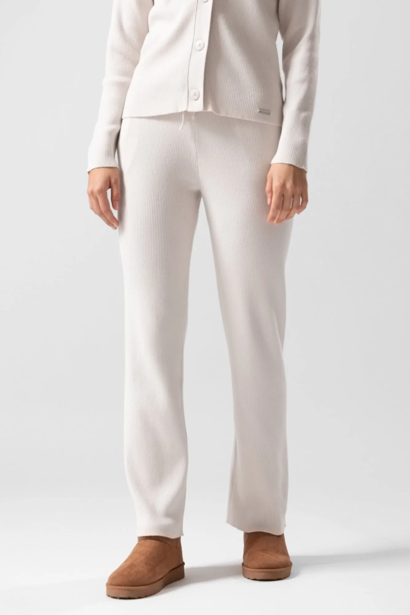 Ribbed knitted pants Demi