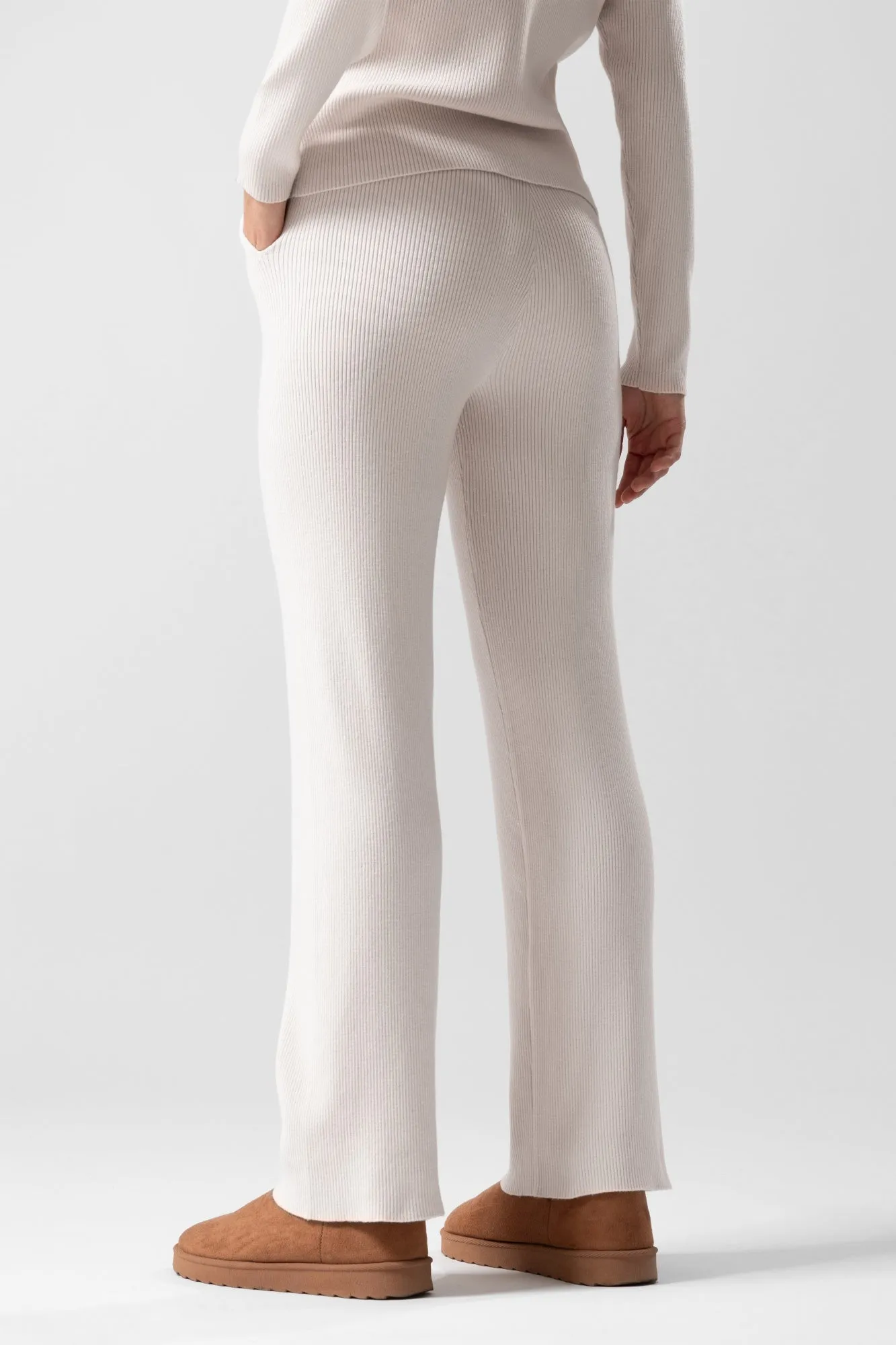Ribbed knitted pants Demi