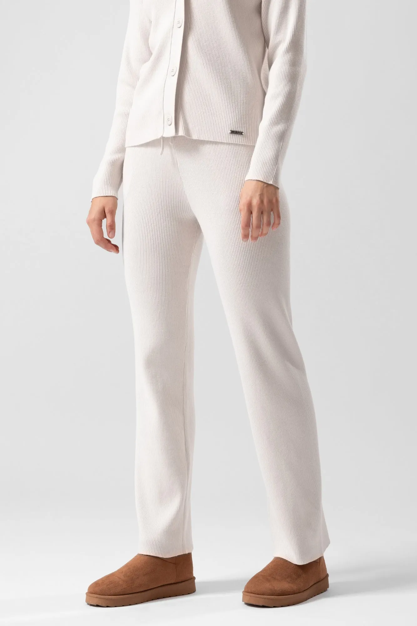 Ribbed knitted pants Demi