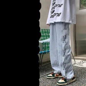 Ribbon Demin Jeans - K-Pop Inspired Streetwear!