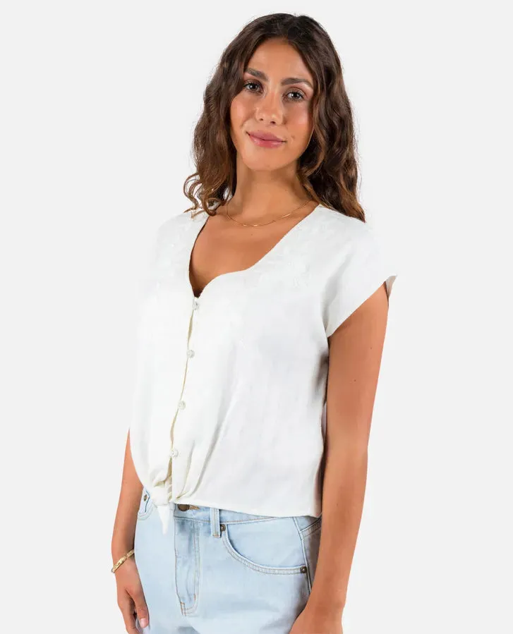 Rip Curl Tiki Embroidered Top
