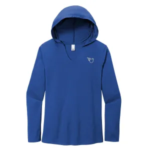 Royal V-Neck Triblend Hoodie