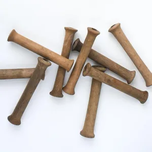 Rustic Wooden Spool from Silk Mill, 5"