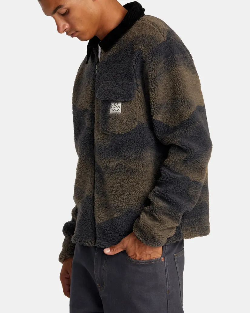 RVCA Mens Walker Sherpa Jacket