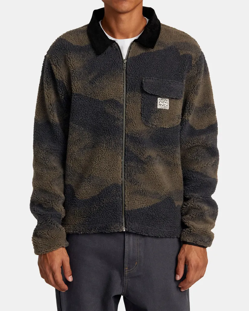 RVCA Mens Walker Sherpa Jacket