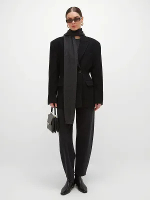 Safia Short Coat - Black