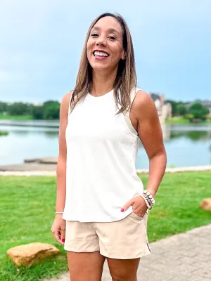 Sarina Cotton Crewneck Tank