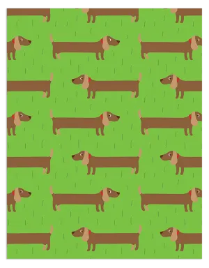 Sausage Dog Wrapping Paper