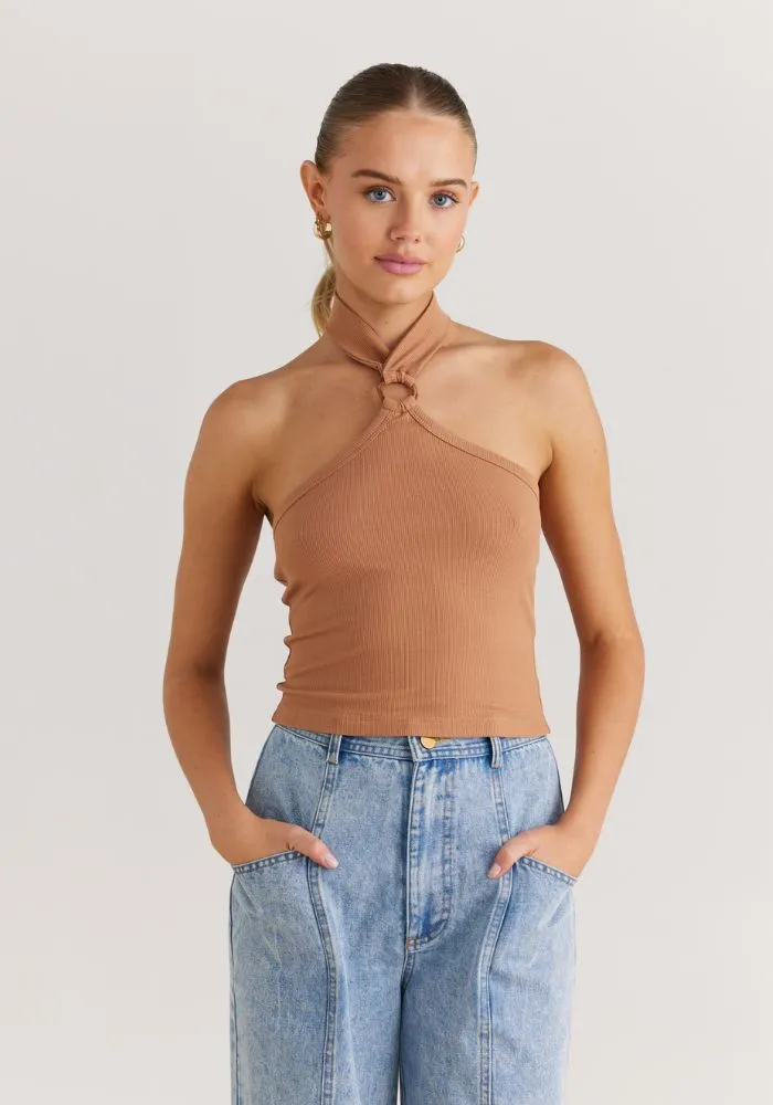 Scarlett Top- Tan