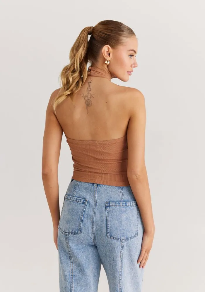 Scarlett Top- Tan