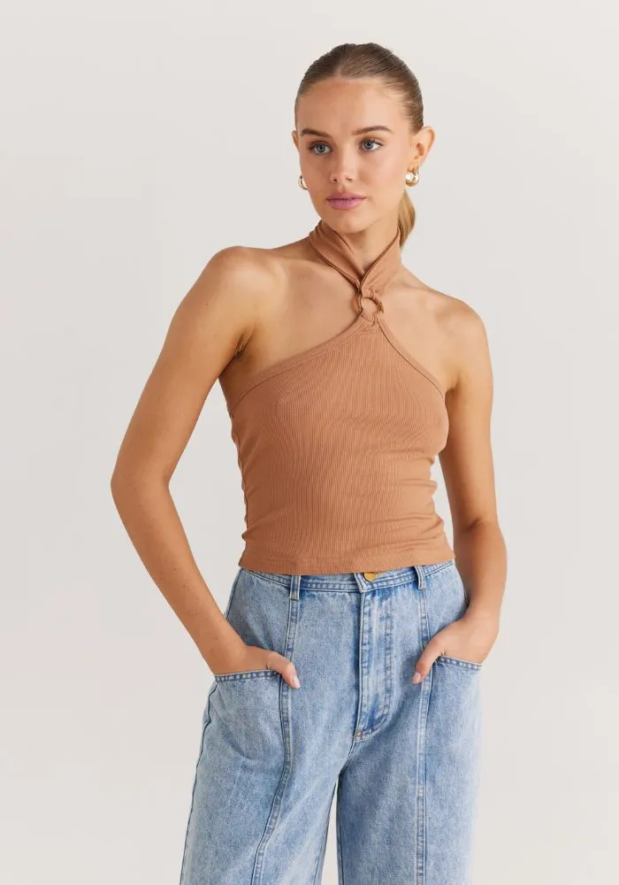 Scarlett Top- Tan
