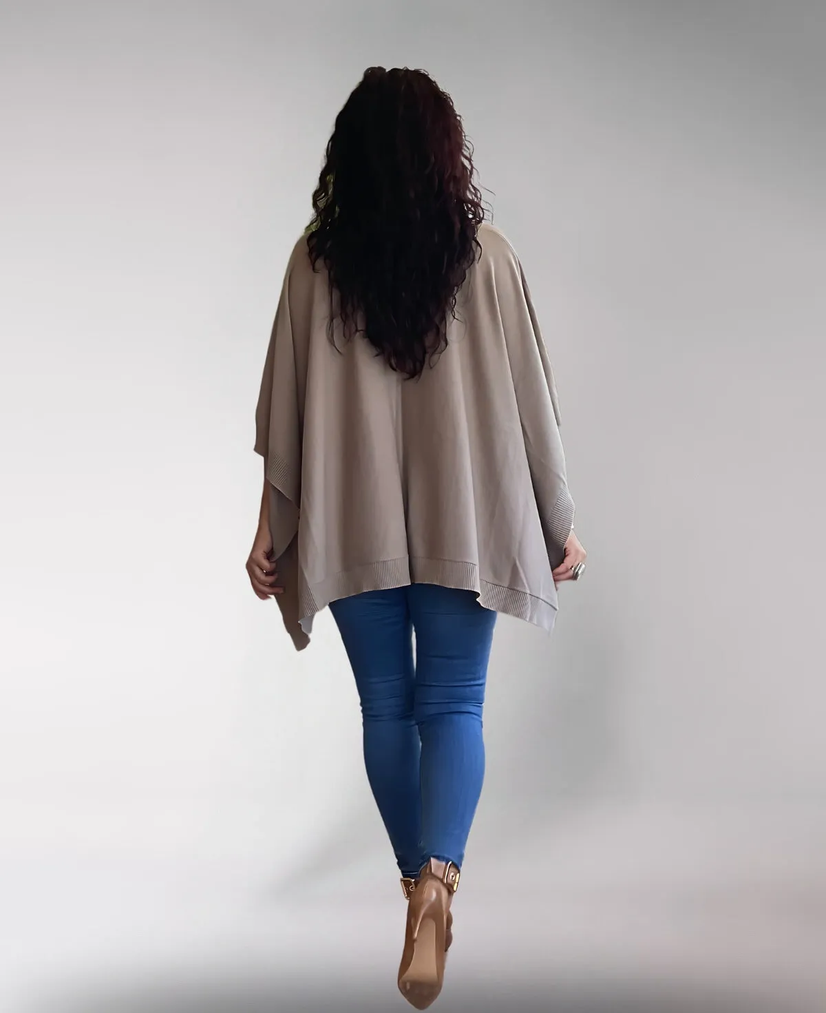 Serene Knit Poncho