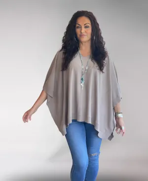 Serene Knit Poncho
