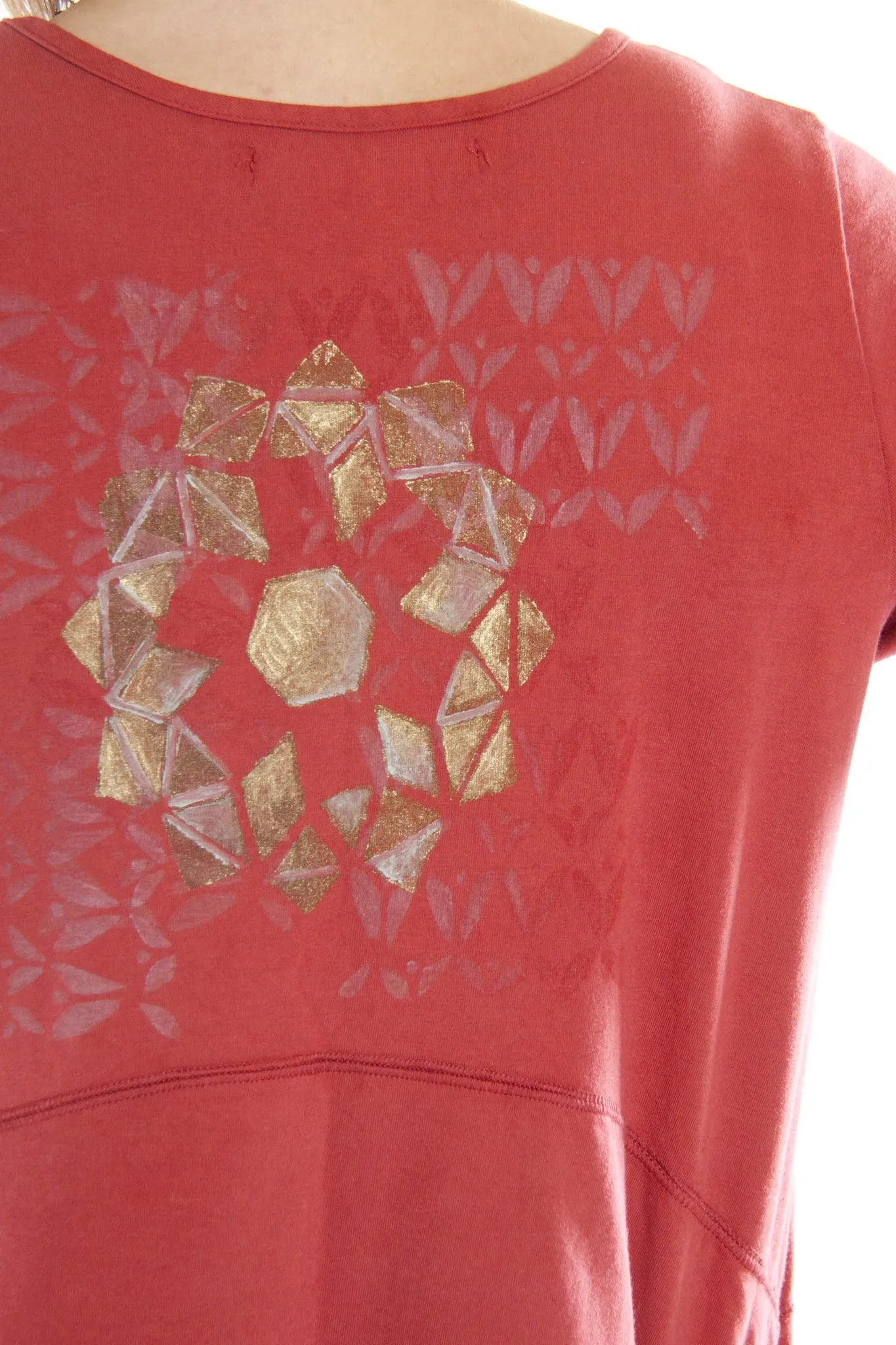 Shape Tunic Printed-Blue Fish Clothing