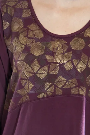 Shape Tunic Printed-Blue Fish Clothing