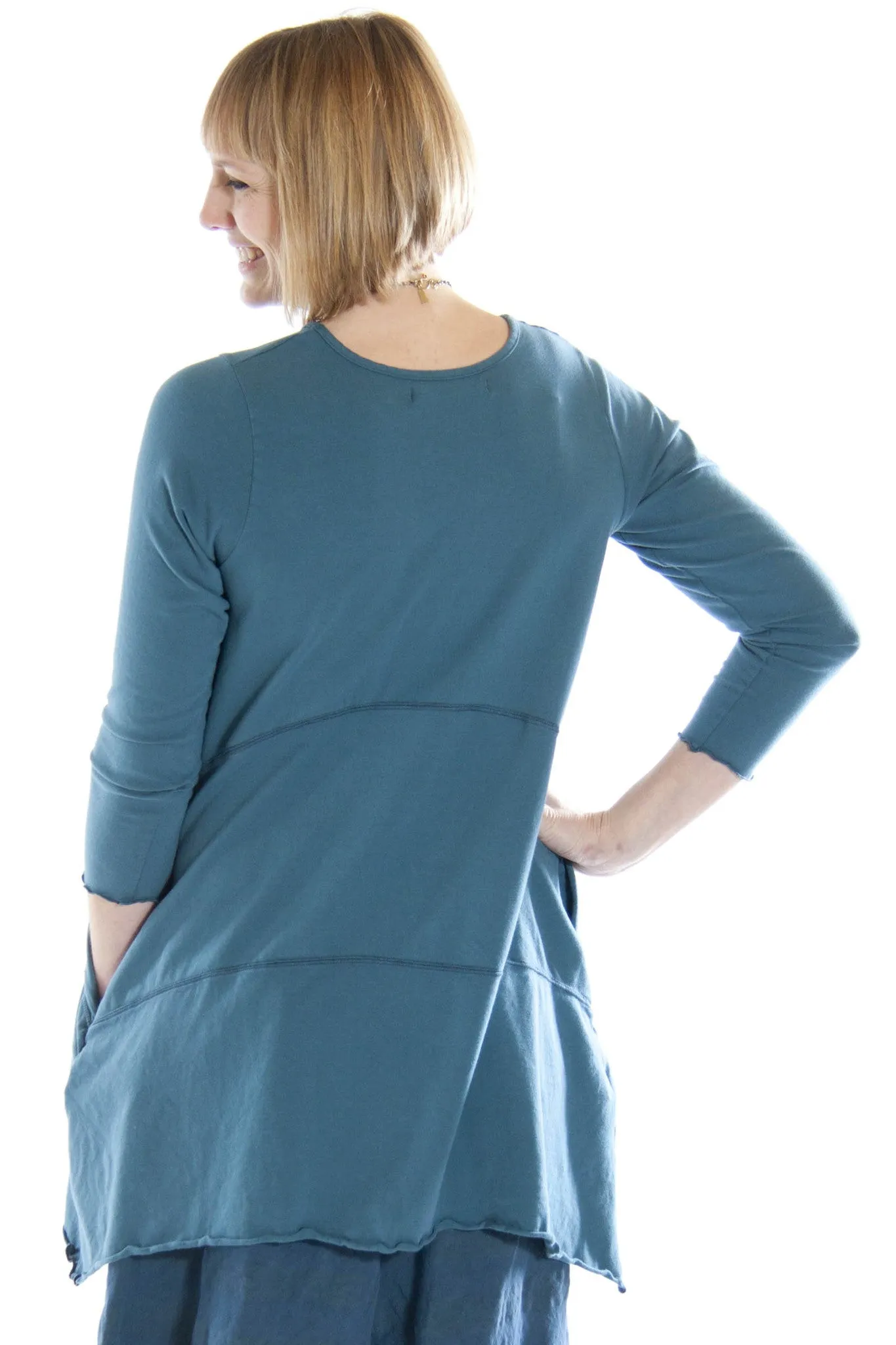 Shape Tunic UnPrinted-Blue Fish Clothing