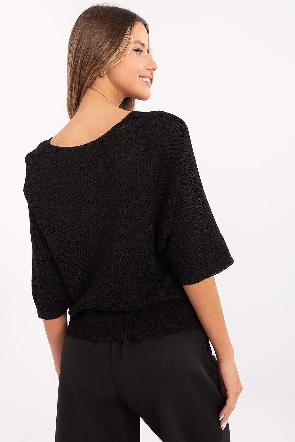 Short sleeve sweater model 206702 Italy Moda