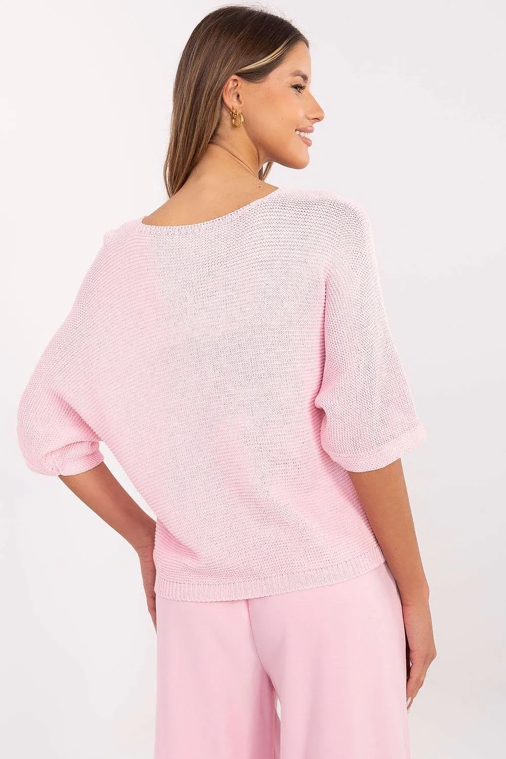 Short sleeve sweater model 206702 Italy Moda