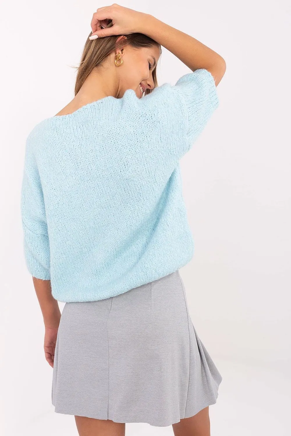 Short sleeve sweater model 206714 Italy Moda