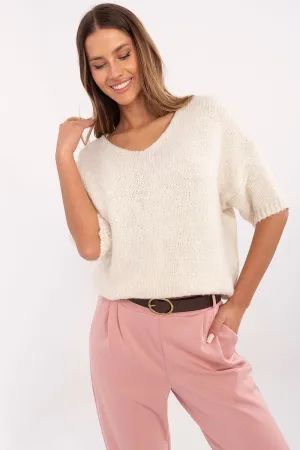 Short sleeve sweater model 206714 Italy Moda