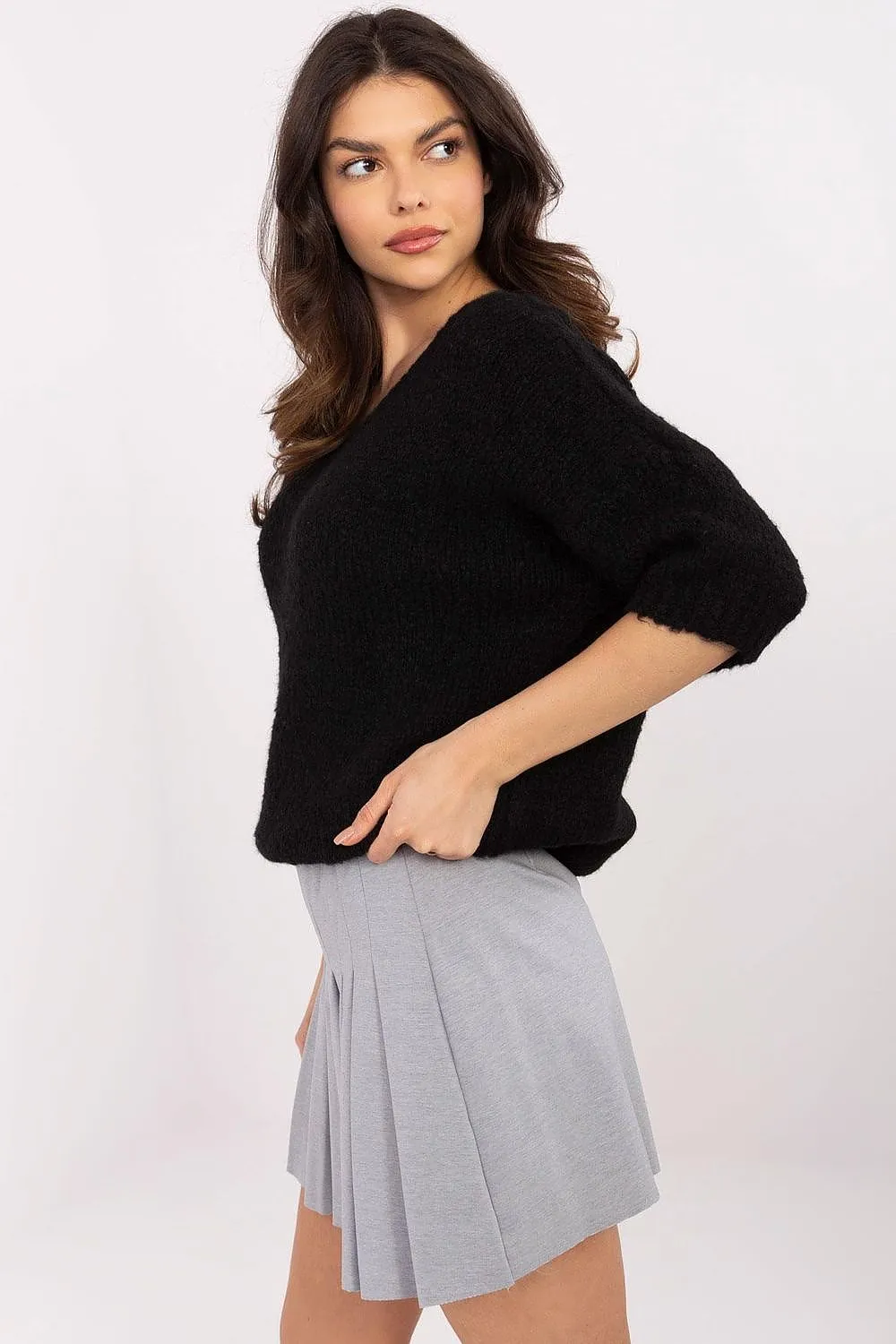 Short sleeve sweater model 206714 Italy Moda