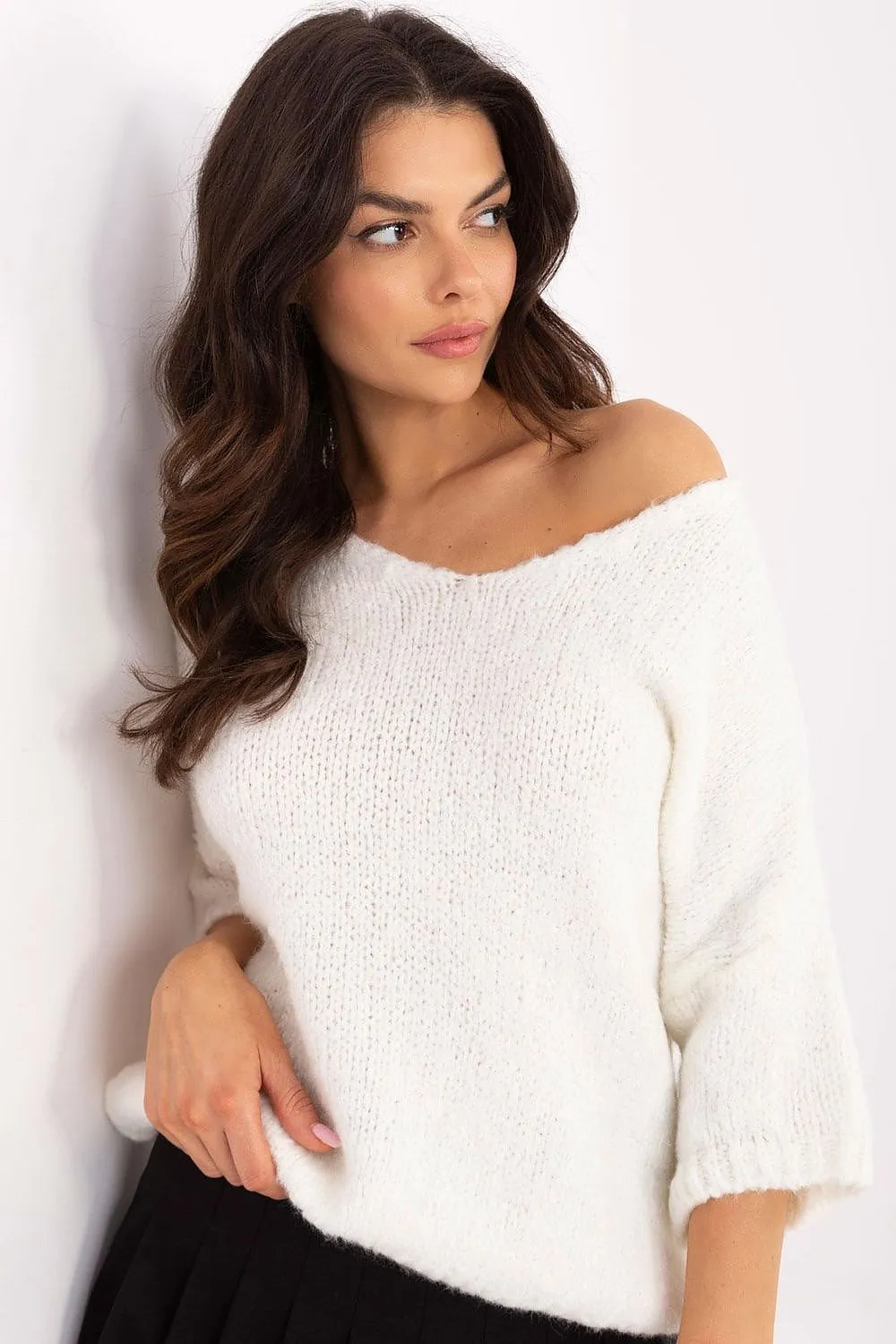 Short sleeve sweater model 206714 Italy Moda