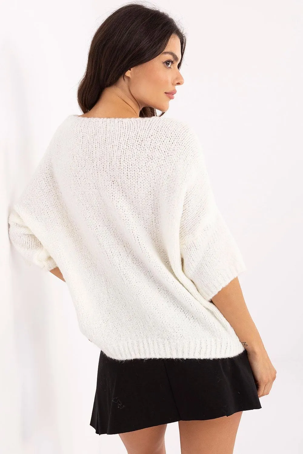 Short sleeve sweater model 206714 Italy Moda