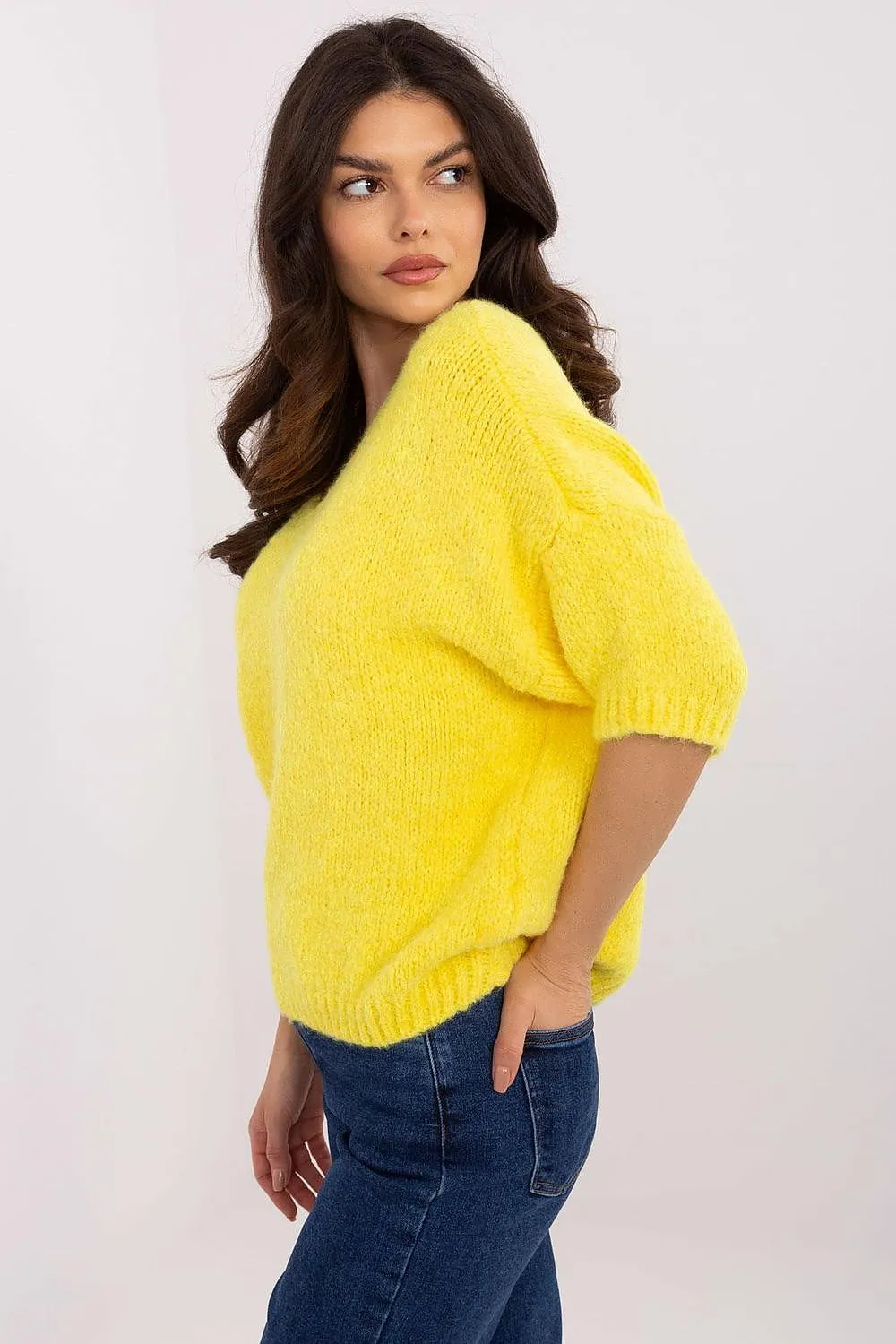 Short sleeve sweater model 206714 Italy Moda