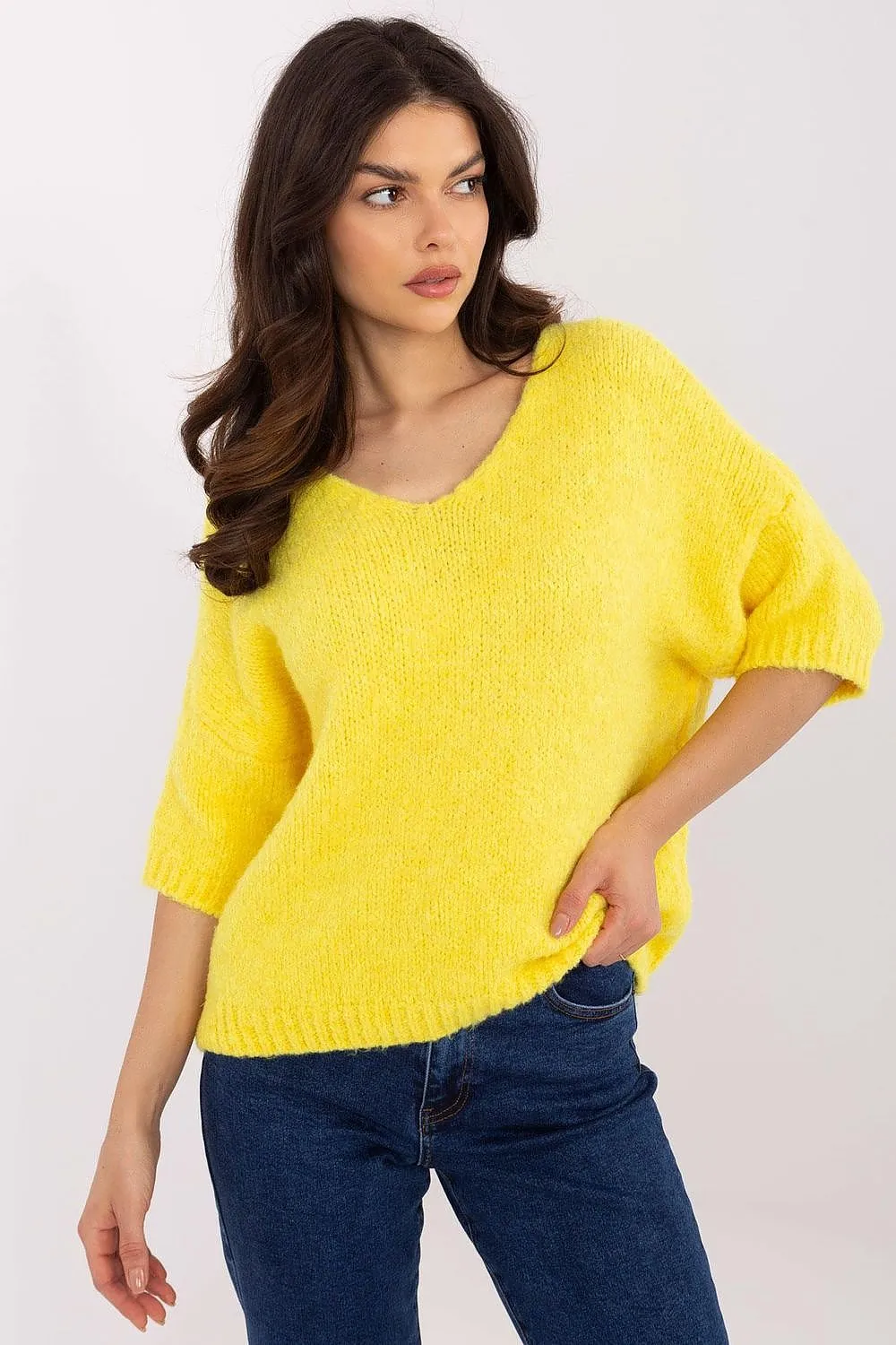 Short sleeve sweater model 206714 Italy Moda