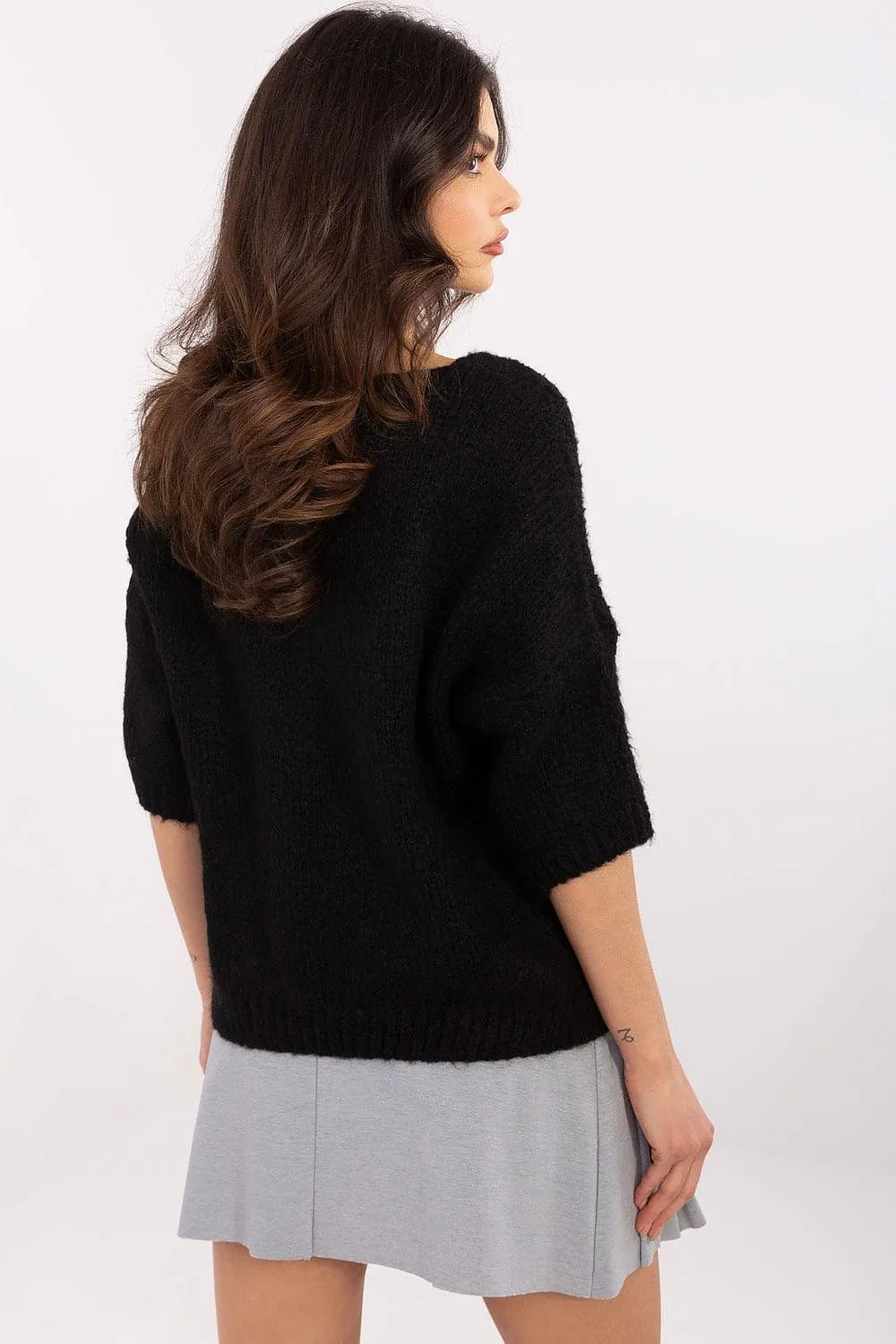 Short sleeve sweater model 206714 Italy Moda