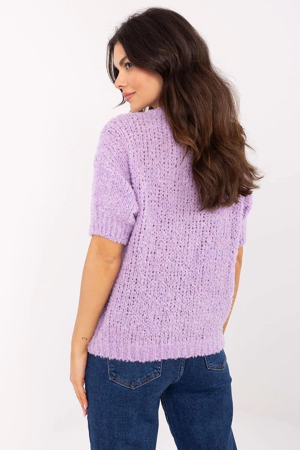 Short sleeve sweater model 206942 Italy Moda