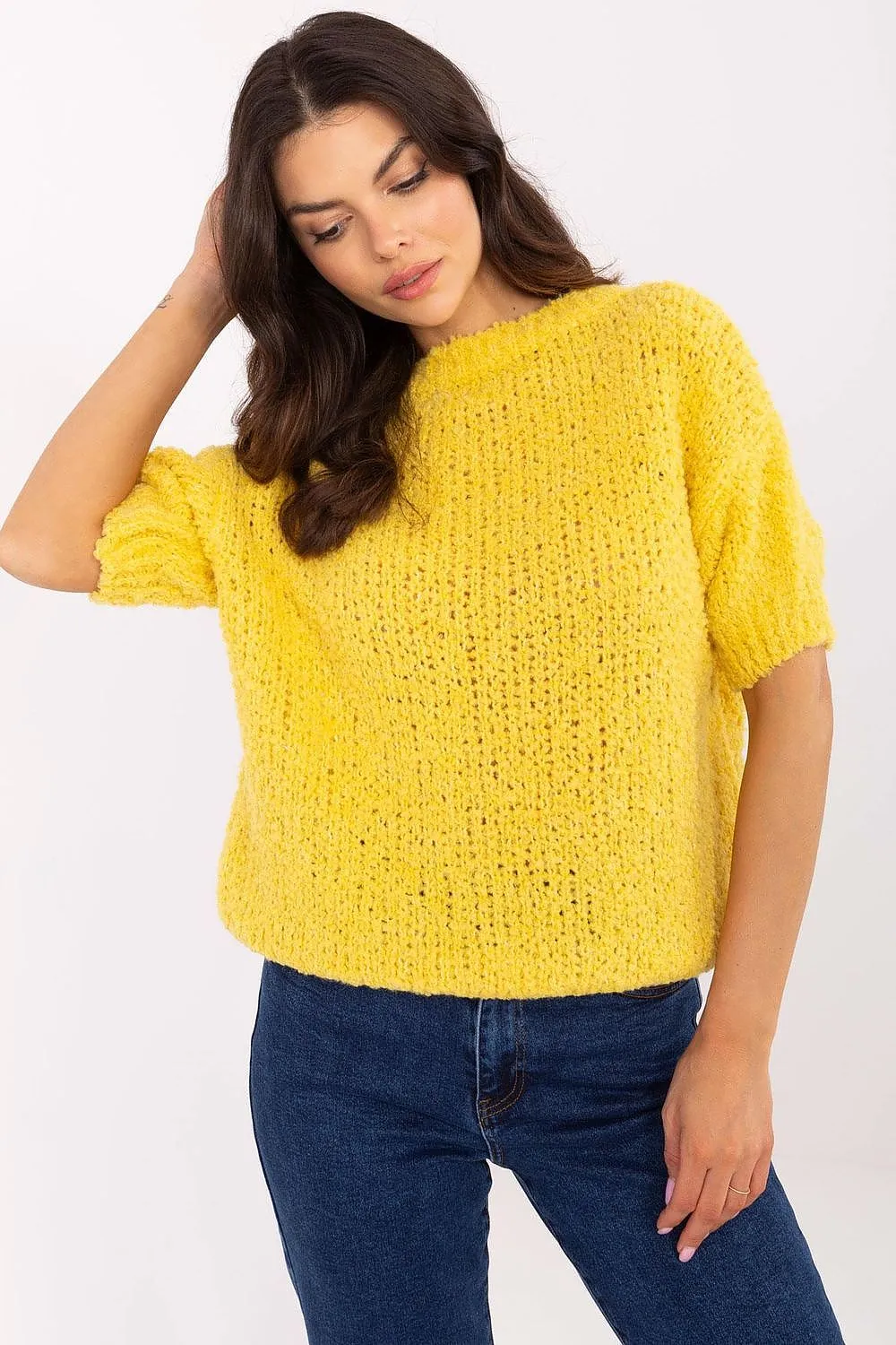 Short sleeve sweater model 206942 Italy Moda