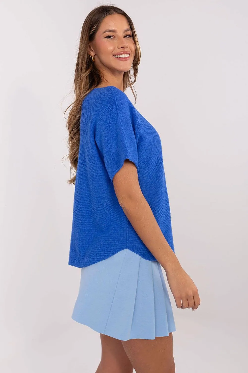 Short sleeve sweater model 209981 Italy Moda
