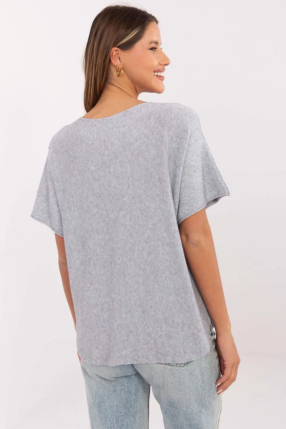 Short sleeve sweater model 209981 Italy Moda