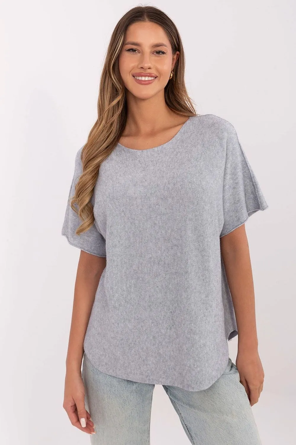 Short sleeve sweater model 209981 Italy Moda