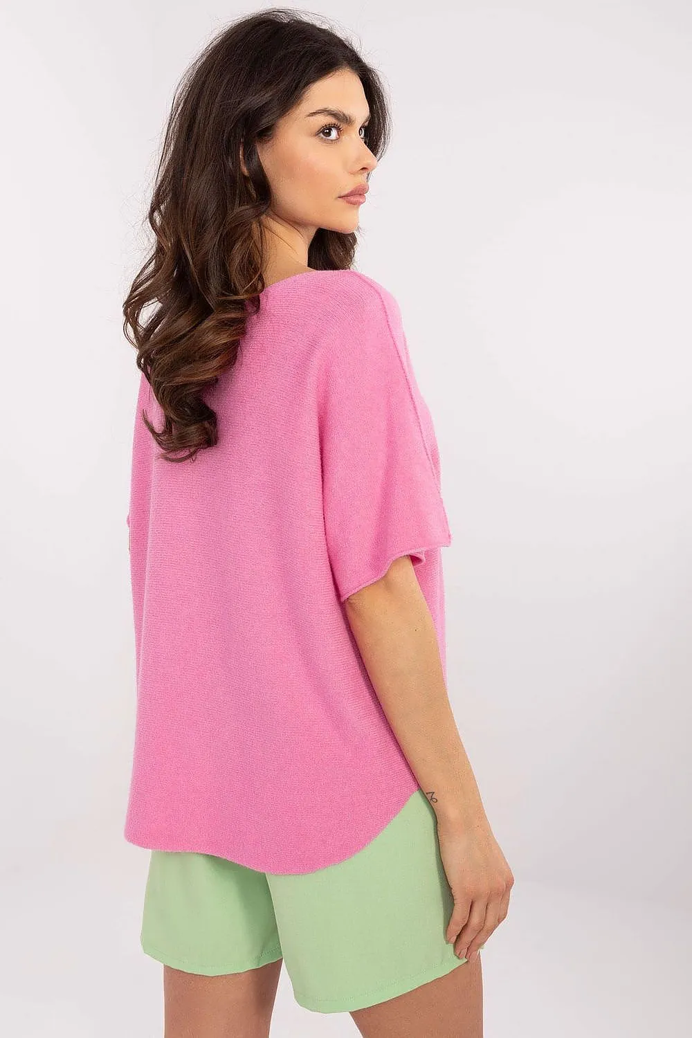 Short sleeve sweater model 209981 Italy Moda