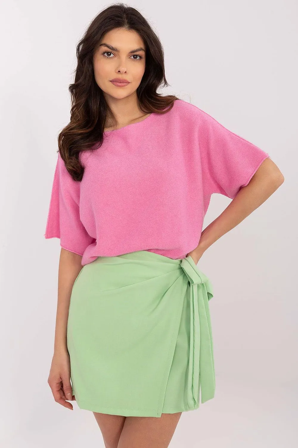 Short sleeve sweater model 209981 Italy Moda