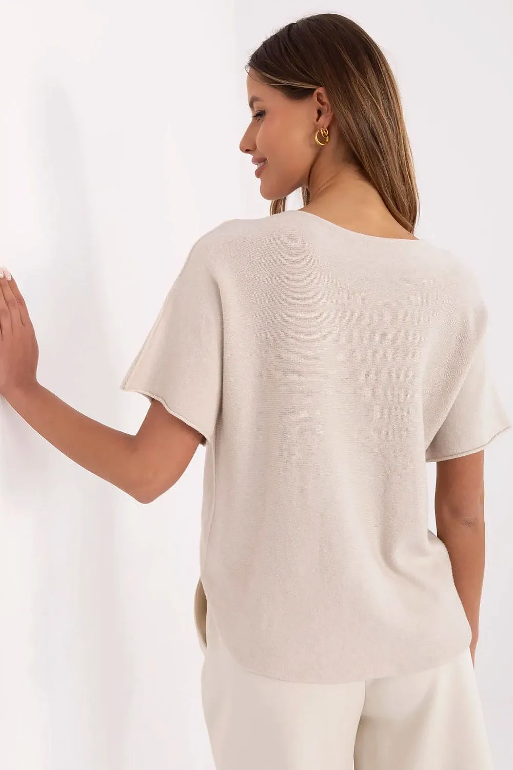 Short sleeve sweater model 209981 Italy Moda