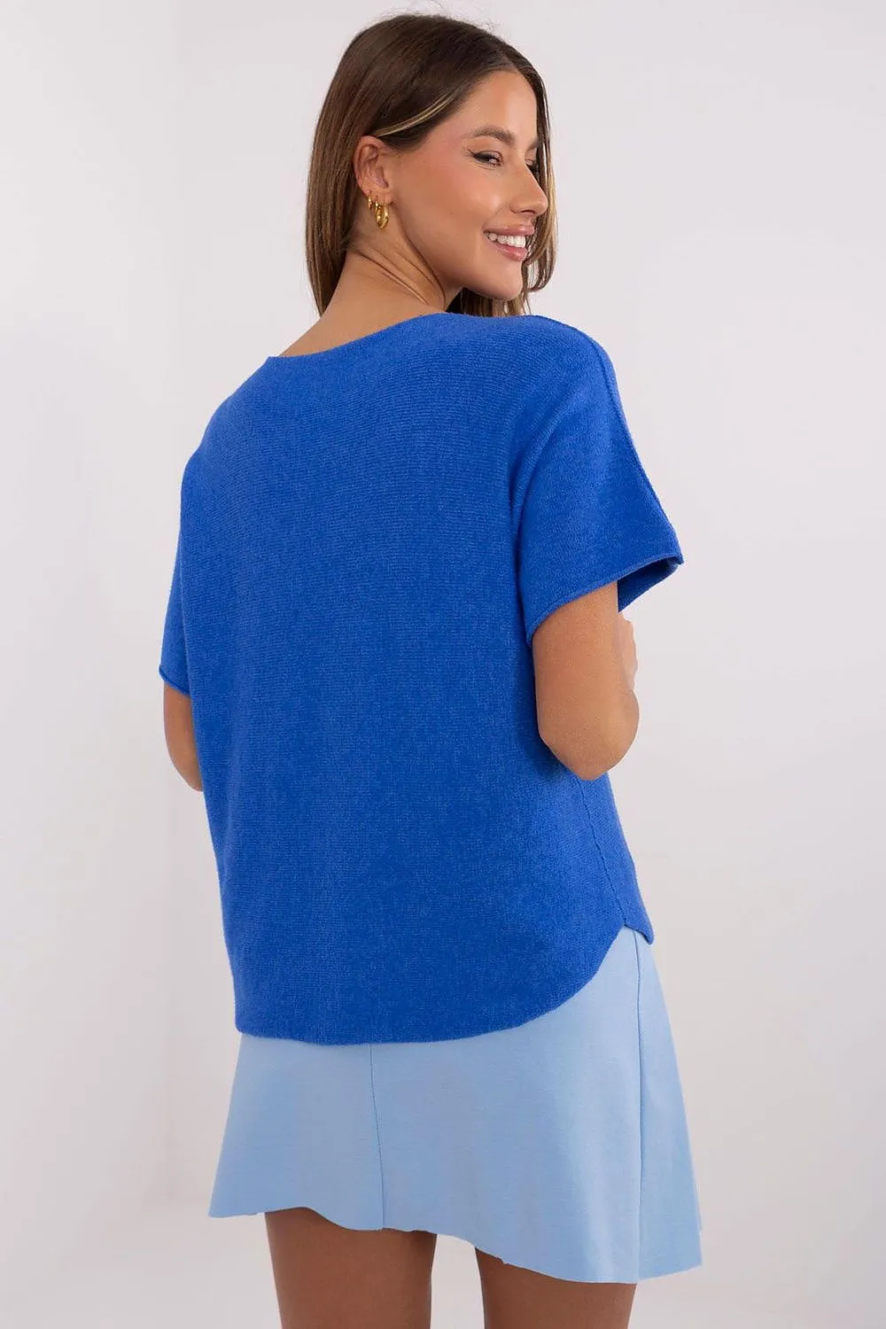 Short sleeve sweater model 209981 Italy Moda