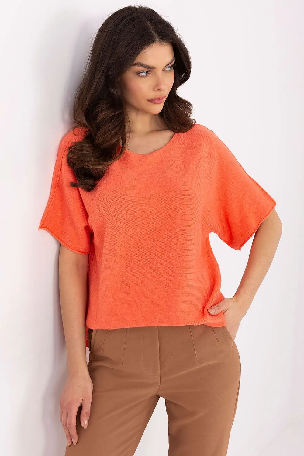 Short sleeve sweater model 209981 Italy Moda