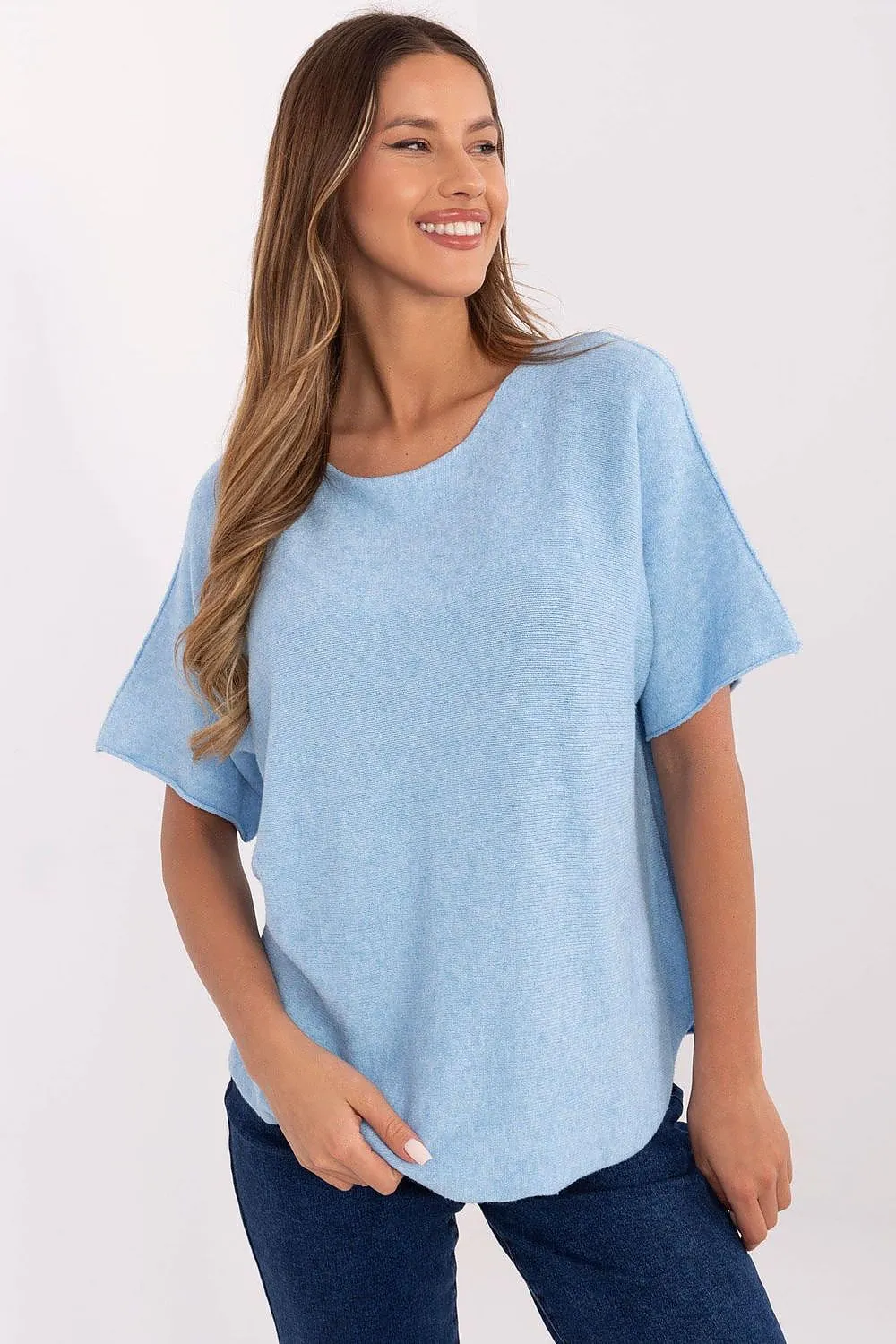 Short sleeve sweater model 209981 Italy Moda